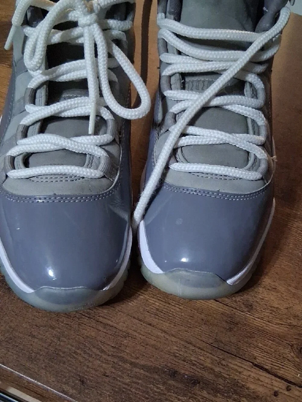 Jordan Men’s High-Top Sneakers - Gray/White